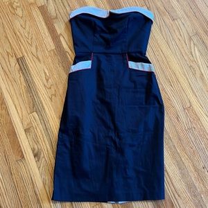 Unique Vintage rockabilly wiggle pencil sailor dress
